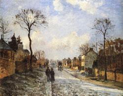 Camille Pissarro The Road to Louveciennes oil painting picture